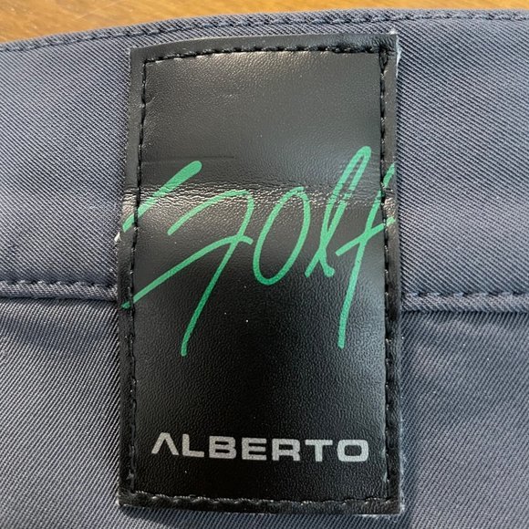 Alberto Golf Pants Men’s Size 58 Modern Fit 3xDRY Dark Gray Stretch - Picture 3 of 13
